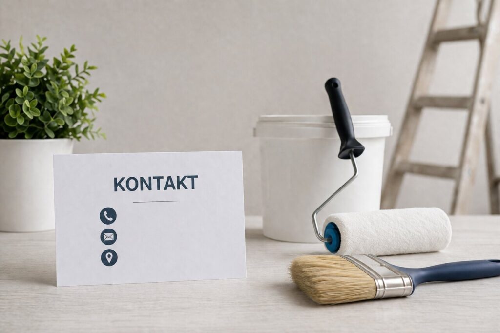 Zdjęcie przedstawia profesjonalne narzędzia potrzebne do malowania i zaprasza do kontaktu z firma jaworski profesjonalne malowanie mieszkań i domów w Szczecinie